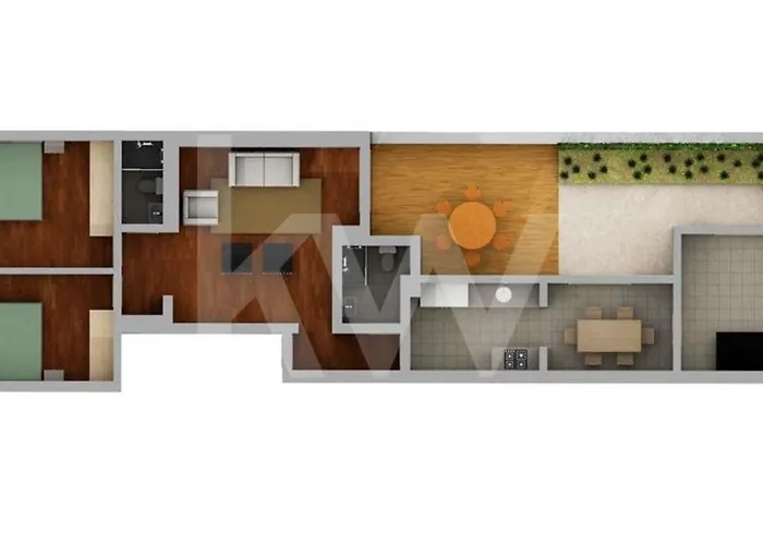 Stylish With Private Patio By Lovelystay Appartement